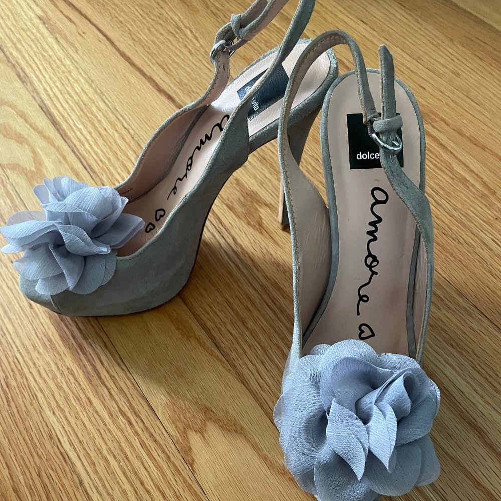 Dolce Vita Amore sling back Platform Heels